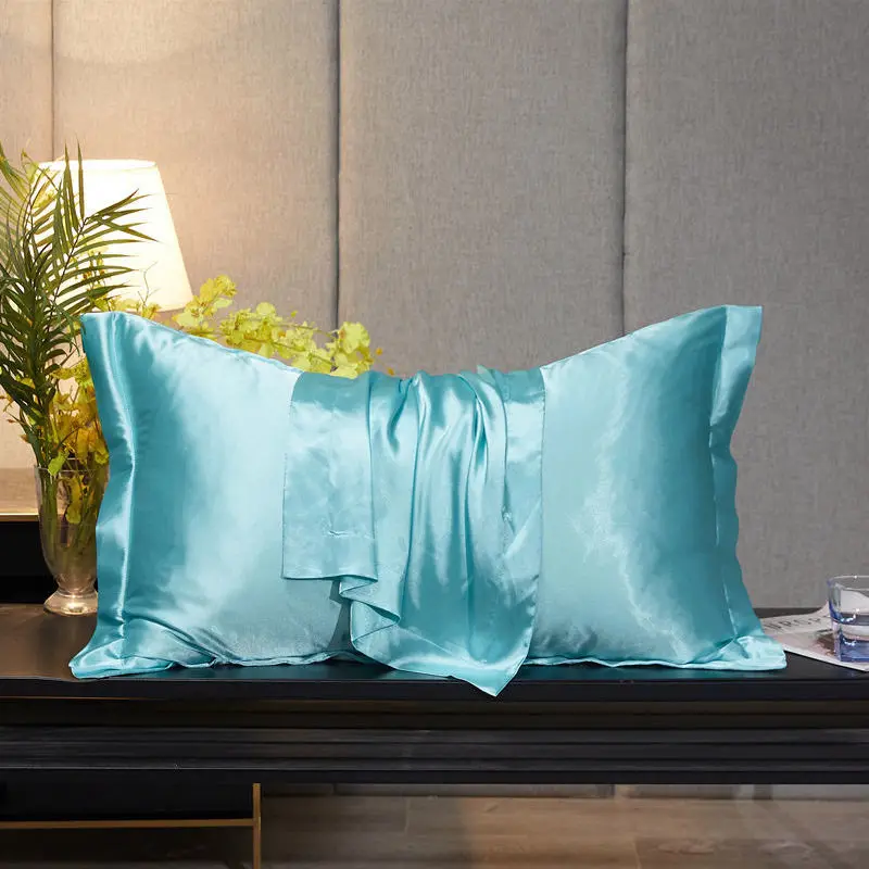 Pillowcase solid color silk pillowcase single ice silk pillowcase mulberry silk beauty satin pillow pillowcase set
Pillowcase solid color silk pillowcase single ice silk pillowcase mulberry silk beauty satin pillow pillowcase set