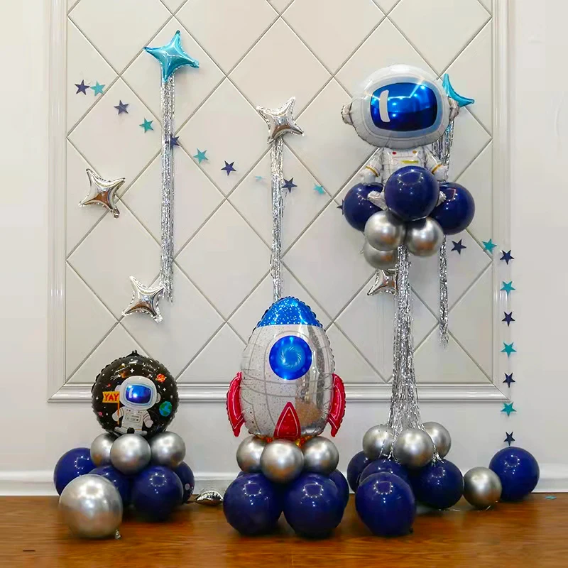Outer Space Party Astronaut Rocket Ship Foil Helium Balloons For Galaxy/solar System Theme Boy Kids Birthday Party Decorations
Outer Space Party Astronaut Rocket Ship Foil Helium Balloons For Galaxy/solar System Theme Boy Kids Birthday Party Decorations