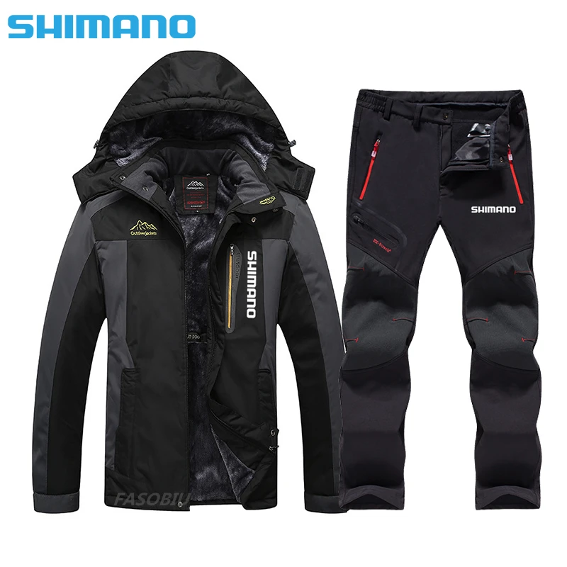 Новый бархатный рыболовный костюм Shimanos с защитой от ветра и воды, плотная теплая зимняя одежда, мужской комплект из куртки и брюк для рыбалк...
Новый бархатный рыболовный костюм Shimanos с защитой от ветра и воды, плотная теплая зимняя одежда, мужской комплект из куртки и брюк для рыбалк...
