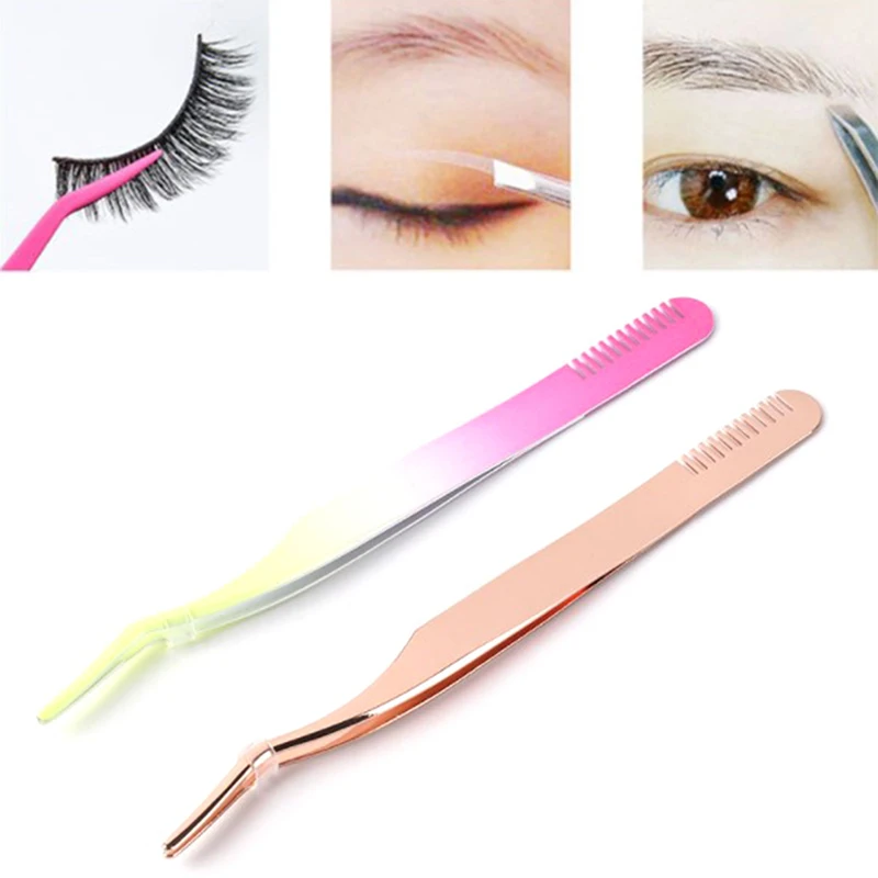 1pcs Eyebrow Tweezer Eyebrow Comb Beauty Slanted Puller Stainless Steel Eye Brow Clips Hair Removal Makeup Toos
1pcs Eyebrow Tweezer Eyebrow Comb Beauty Slanted Puller Stainless Steel Eye Brow Clips Hair Removal Makeup Toos
