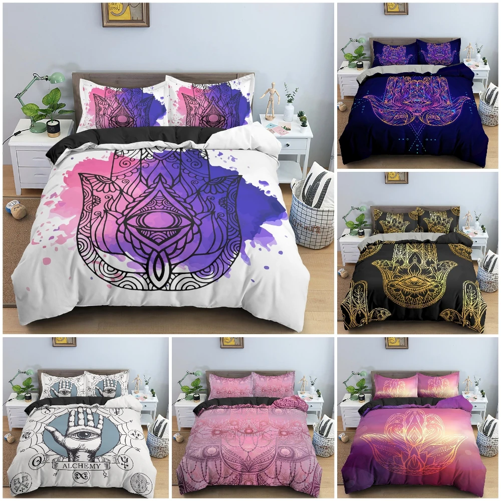 Комплект постельного белья с 3D изображением гадания рук, спальный комплект постельного белья с священными геометрическими рисунками, Псих...
Комплект постельного белья с 3D изображением гадания рук, спальный комплект постельного белья с священными геометрическими рисунками, Псих...