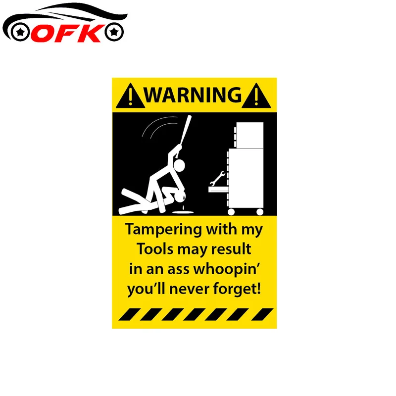 Personality Warning Decal Tampering with My Toolbox Car Sticker PVC Sunscreen Waterproof 6.3CM*10.2CM
Personality Warning Decal Tampering with My Toolbox Car Sticker PVC Sunscreen Waterproof 6.3CM*10.2CM