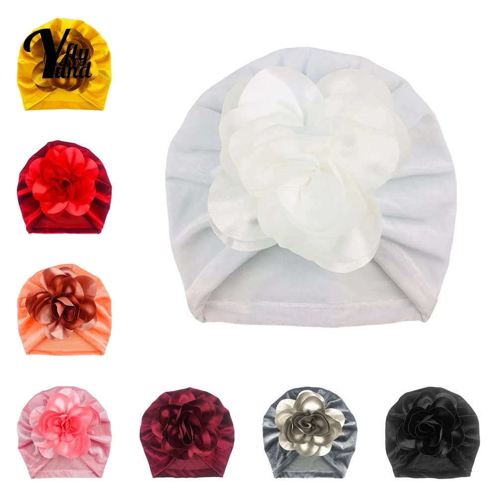 Yundfly 1 PCS 18*19 CM Comfortable Warm Baby Girls Turban Hat Fashion Handmade Flowers Toddler Caps Kids Headwear Christmas Gift
Yundfly 1 PCS 18*19 CM Comfortable Warm Baby Girls Turban Hat Fashion Handmade Flowers Toddler Caps Kids Headwear Christmas Gift