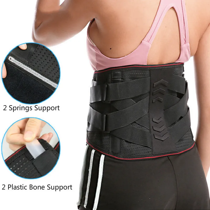 Пояс для талии, пояс для фитнеса, 4 пружины, поддержка для мужчин, женщин, мужчин, поясничный бандаж, Защита спины, корсет от боли, послеродово...
Пояс для талии, пояс для фитнеса, 4 пружины, поддержка для мужчин, женщин, мужчин, поясничный бандаж, Защита спины, корсет от боли, послеродово...