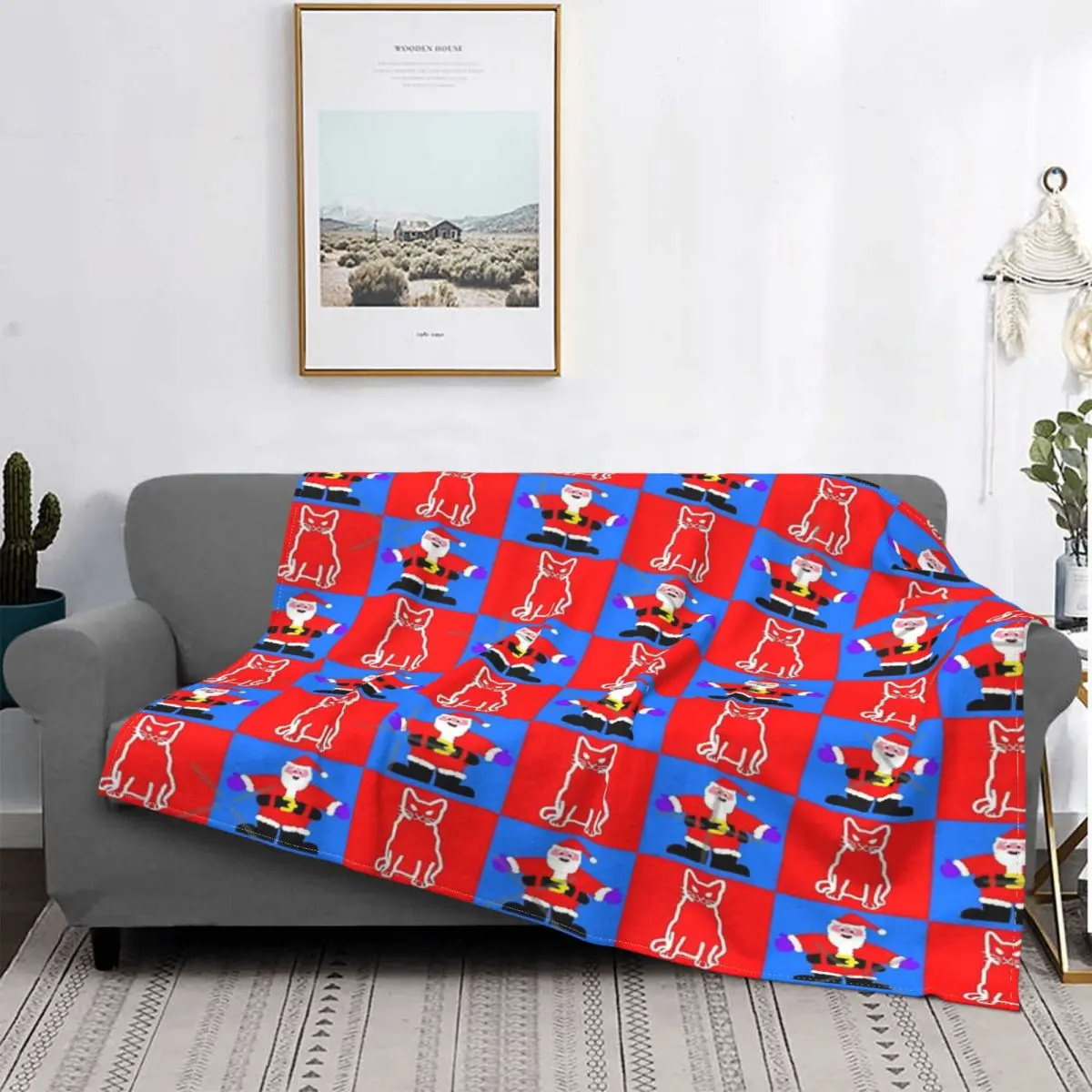 

Manta de gatito con fondo rojo, colcha a cuadros para cama, sofá, manta de muselina de 90, colchas de verano