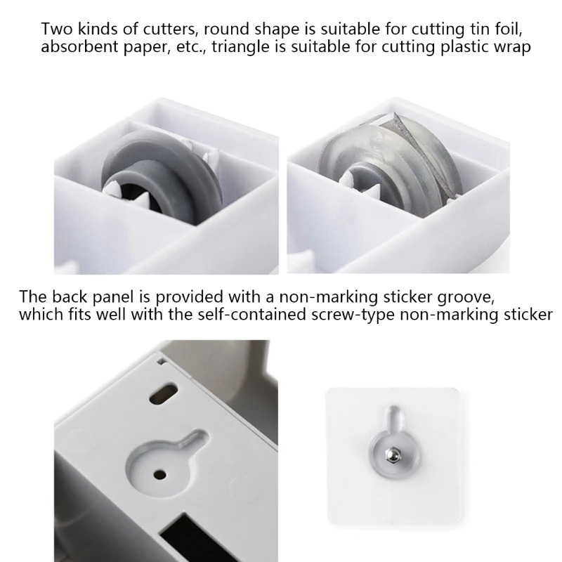 T21D 6 in 1 Kitchen Storage Rack Multifunctional Paper Towel Holder Plastic Cling Film Cutter Wrap
T21D 6 in 1 Kitchen Storage Rack Multifunctional Paper Towel Holder Plastic Cling Film Cutter Wrap