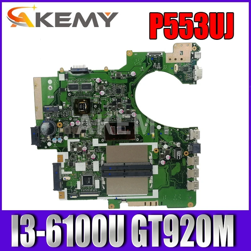 P553UJ Laptop motherboard for ASUS P553UJ P553U PRO553UJ PRO553U P2540U P2540UQ P2540UV mainboard I3-6100/6006/6006U GT920M-2GB
P553UJ Laptop motherboard for ASUS P553UJ P553U PRO553UJ PRO553U P2540U P2540UQ P2540UV mainboard I3-6100/6006/6006U GT920M-2GB