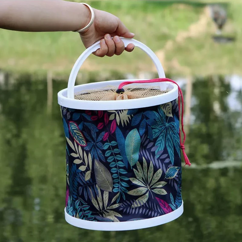 Car Folding Bucket Outdoor Camping Fishing Bucket Thickened Canvas Water Bucket with Anti-jumping Net
Car Folding Bucket Outdoor Camping Fishing Bucket Thickened Canvas Water Bucket with Anti-jumping Net