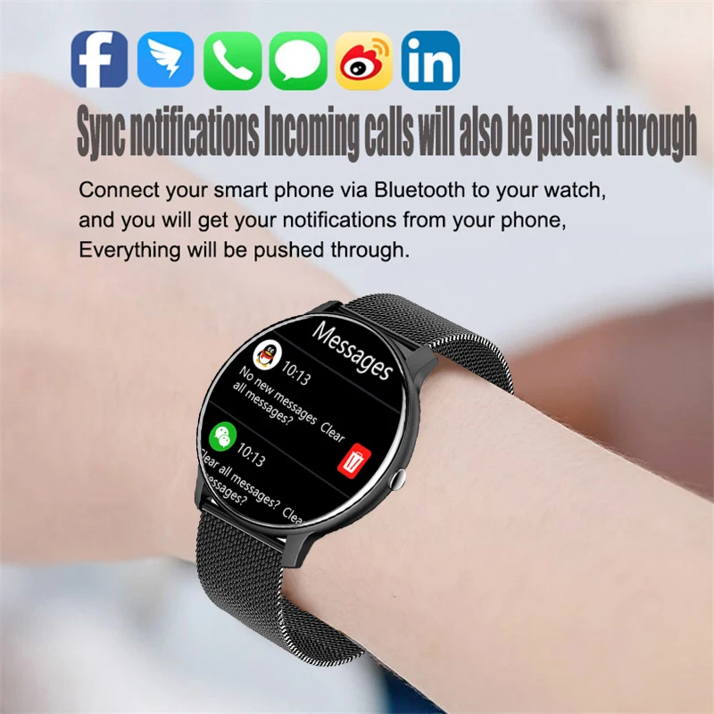 2021 New Smart Watch Men Full Touch Screen Sport Fitness Watch Waterproof Bluetooth Call For Android ios smartwatch Men+box
2021 New Smart Watch Men Full Touch Screen Sport Fitness Watch Waterproof Bluetooth Call For Android ios smartwatch Men+box