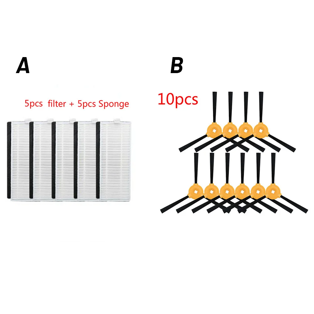 Filter Side Brush Filters With Sponge Set For Ecovacs Deebot U2 DGN22 Robot Vacuum Cleaner Parts Replacement Sweeper Brushes New
Filter Side Brush Filters With Sponge Set For Ecovacs Deebot U2 DGN22 Robot Vacuum Cleaner Parts Replacement Sweeper Brushes New