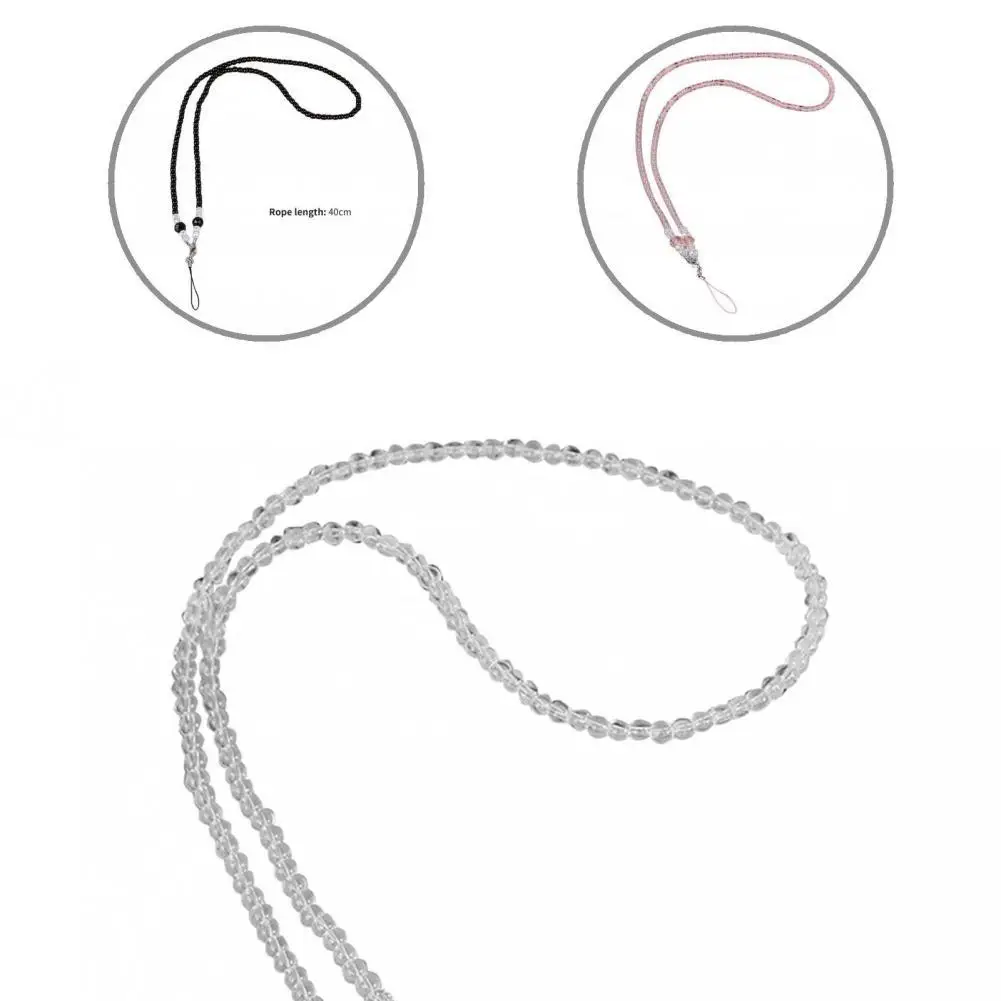 High-quality Handmade Faux Crystal Beads Phone Neck Strap Washable Phone Neck Strap Multifunctional Phone Accessories
High-quality Handmade Faux Crystal Beads Phone Neck Strap Washable Phone Neck Strap Multifunctional Phone Accessories