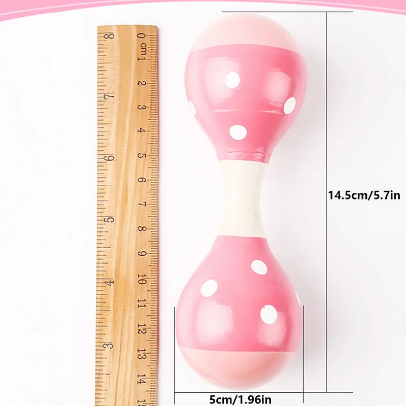 1Pcs Child Musical Instrument for kids Rattles Shaker Kids Mini Colorful Wooden Maracas Baby Party for Children Gifts 14.5*5*5cm
1Pcs Child Musical Instrument for kids Rattles Shaker Kids Mini Colorful Wooden Maracas Baby Party for Children Gifts 14.5*5*5cm