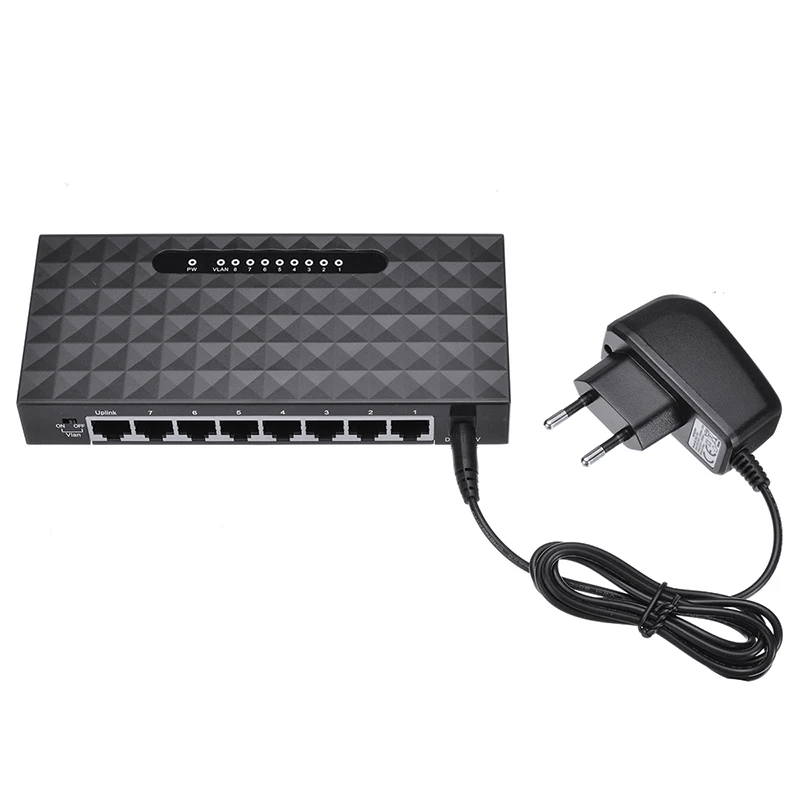 For PC Computer 1pc Portable 8 Ports Gigabit Ethernet Switch High Speed 1000Mbps RJ45 Smart Gigabit Network Switches Pohiks
For PC Computer 1pc Portable 8 Ports Gigabit Ethernet Switch High Speed 1000Mbps RJ45 Smart Gigabit Network Switches Pohiks