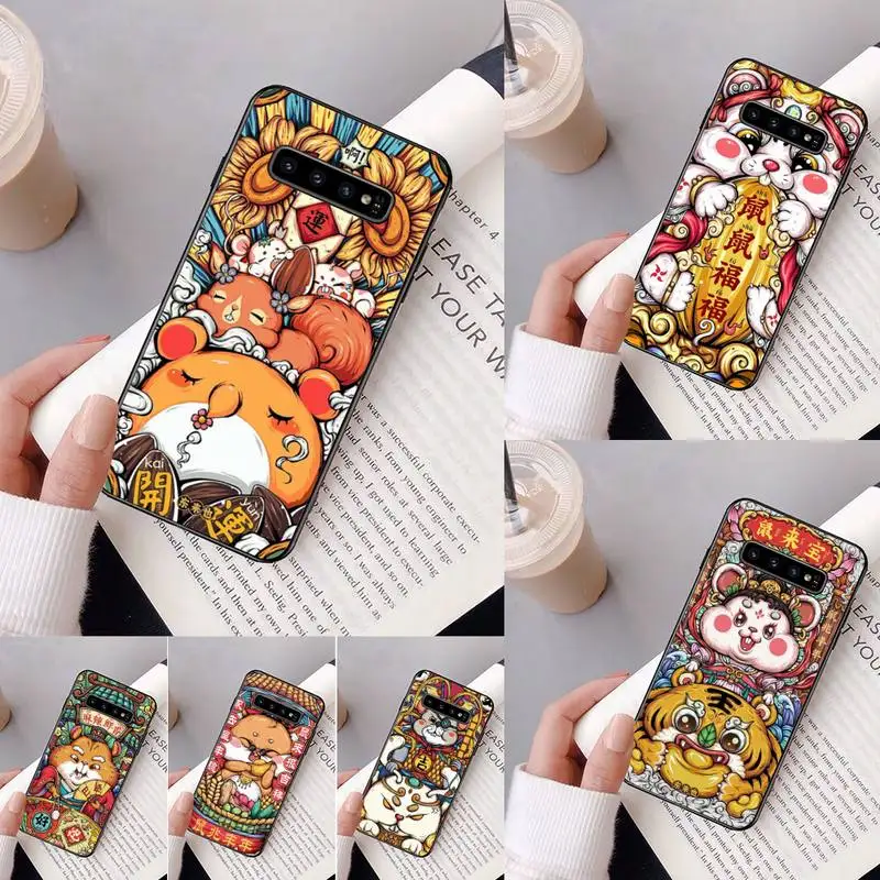 Yinuoda Chinese trend lucky beast happy new year Phone Case For Samsung Galaxy S20lite S21 ULTRA S9 S10 s20 Plus S6 S7 edge Capa
Yinuoda Chinese trend lucky beast happy new year Phone Case For Samsung Galaxy S20lite S21 ULTRA S9 S10 s20 Plus S6 S7 edge Capa