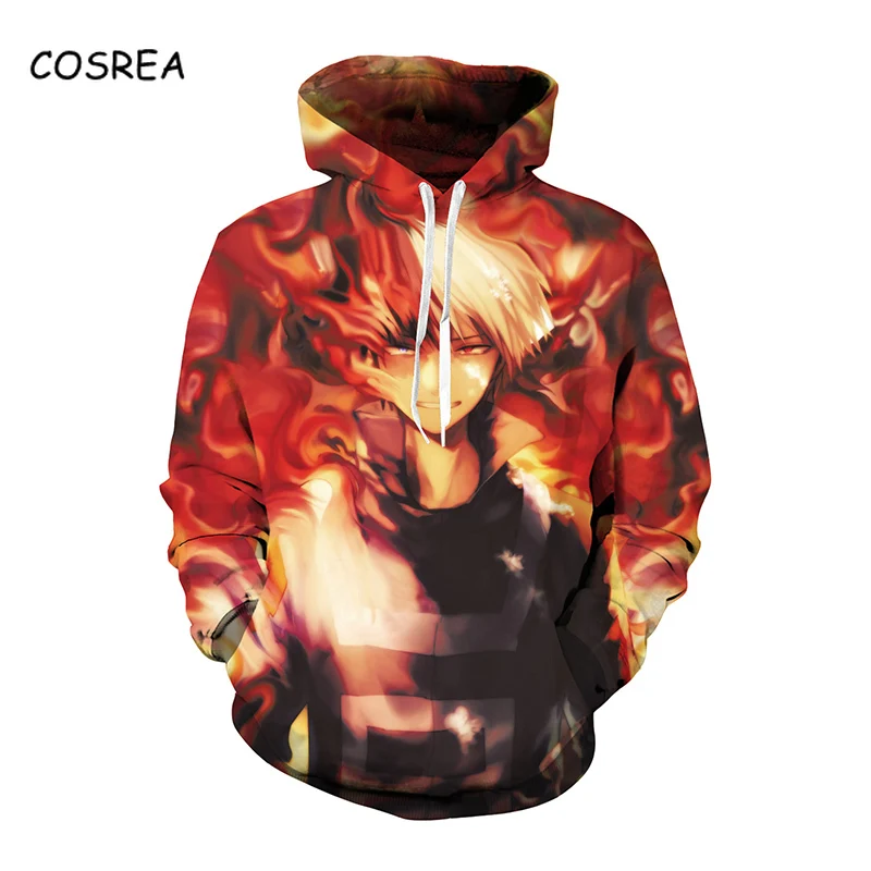 Anime My Hero Academia Cosplay Costumes 3D Printed Sweater Hooded Coat Shirt For Men And Women Casual Sports Clothes Halloween 
Anime My Hero Academia Cosplay Costumes 3D Printed Sweater Hooded Coat Shirt For Men And Women Casual Sports Clothes Halloween