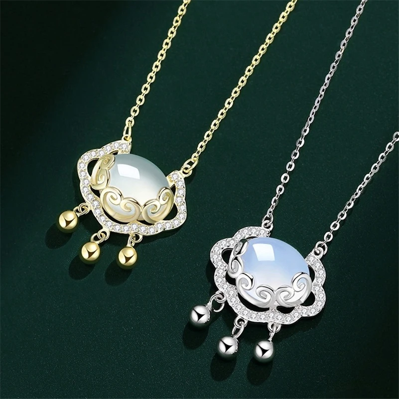 DIWENFU 14K Gold Color Jade Pendant Necklaces for Women Genuine 925 Sterling Silver 45cm Necklace Pendant Collares Mujer Girls
DIWENFU 14K Gold Color Jade Pendant Necklaces for Women Genuine 925 Sterling Silver 45cm Necklace Pendant Collares Mujer Girls