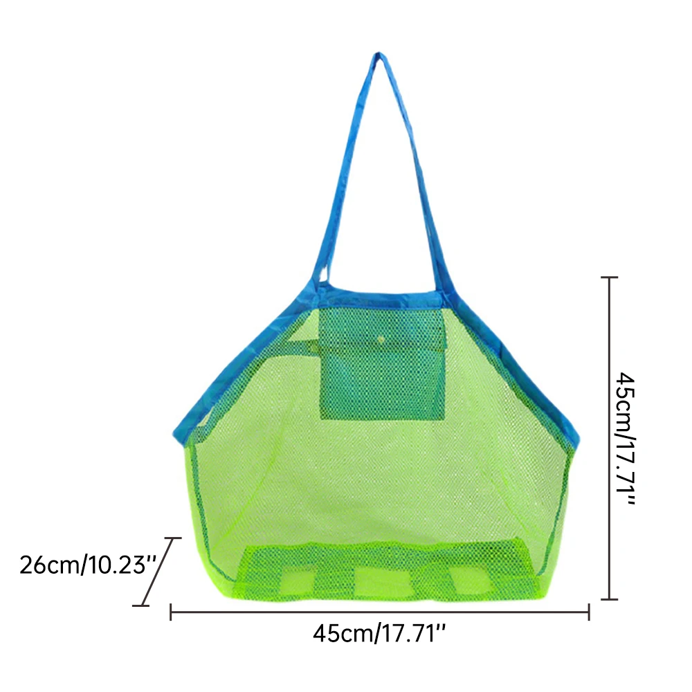 Large Capacity Sand Free Mesh Bag Children's Beach Toy Storage Bag Clothes Towel Beach Net Bag Beach Tool Bags
Large Capacity Sand Free Mesh Bag Children's Beach Toy Storage Bag Clothes Towel Beach Net Bag Beach Tool Bags