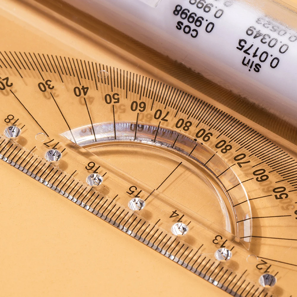 Angle Parallel Drawing Ruler Multifunction Plastic Rolling Pusher Protractor Student Design Drawing Roller Ruler
Angle Parallel Drawing Ruler Multifunction Plastic Rolling Pusher Protractor Student Design Drawing Roller Ruler