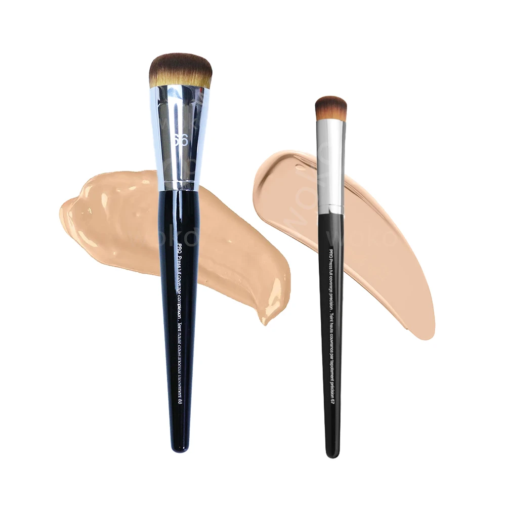2 pcs Makeup Foundation Brush Cream Liquid Concealer Foundation Brush Dense Synthetic Hair Face Foundation Brush Makeup Tool
2 pcs Makeup Foundation Brush Cream Liquid Concealer Foundation Brush Dense Synthetic Hair Face Foundation Brush Makeup Tool