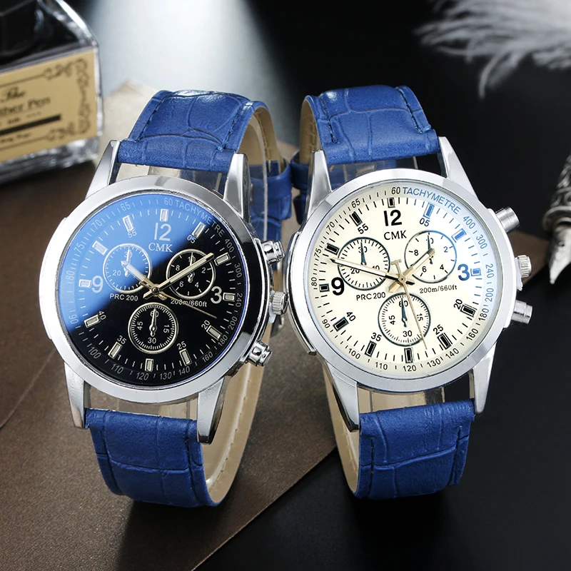 Brand CMK Business Mens Watches Casual Luxury Leather strap Men Blue Ray Glass Quartz Watch Fashion Cool Clock Relogio Masculino
Brand CMK Business Mens Watches Casual Luxury Leather strap Men Blue Ray Glass Quartz Watch Fashion Cool Clock Relogio Masculino