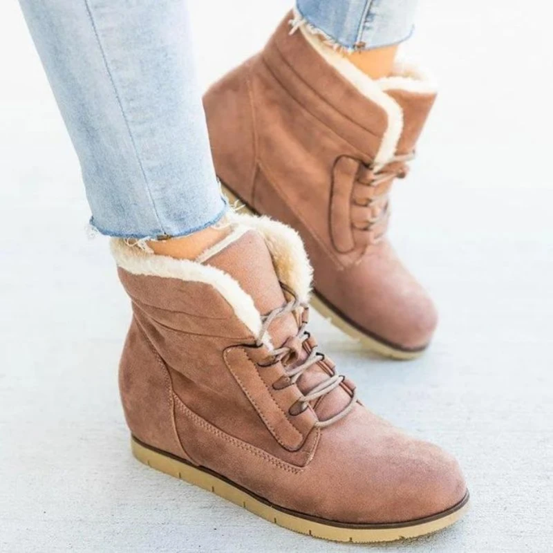 2021 Winter New Women's Comfortable Suede Lace-up Casual Fashion Slope with Trendy Snow Boots Warm Classic Women's Boots XM364
2021 Winter New Women's Comfortable Suede Lace-up Casual Fashion Slope with Trendy Snow Boots Warm Classic Women's Boots XM364