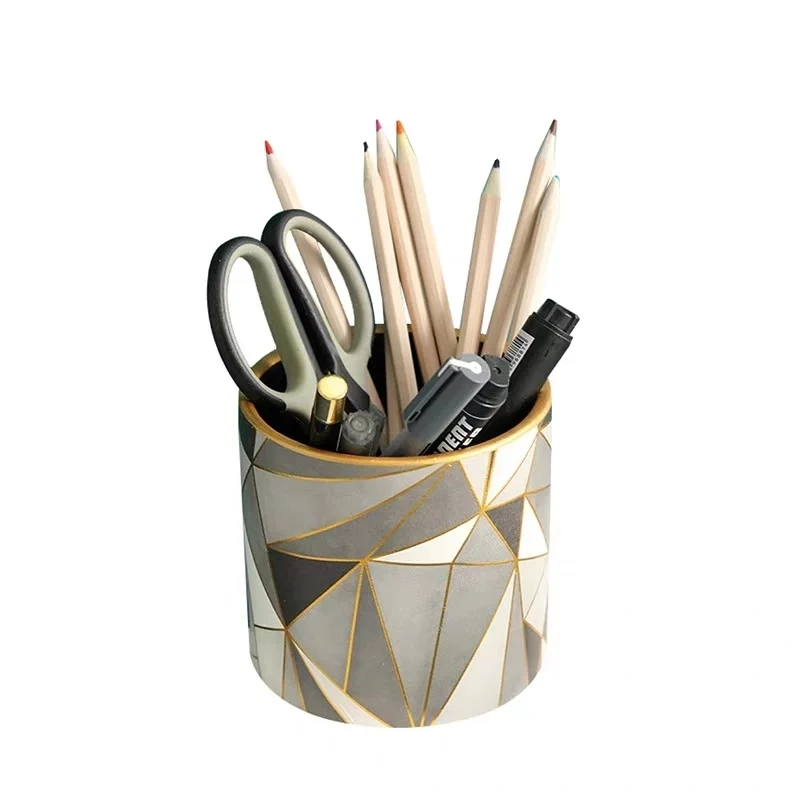 Ceramic Imitation Marble Storage Jar Cosmetic Brush Pen Holder Knife Fork Storage Holder Home Office Kitchen Home Organizer
Ceramic Imitation Marble Storage Jar Cosmetic Brush Pen Holder Knife Fork Storage Holder Home Office Kitchen Home Organizer