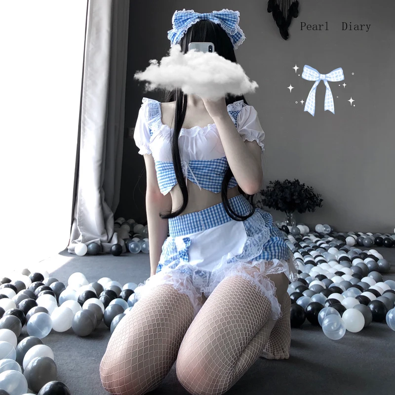 Pearl Diary Cute Lolita Maid Uniform Japanese Temptation Students Womens Costume Kawaii Anime Bikini Set Erotic Underwear
Pearl Diary Cute Lolita Maid Uniform Japanese Temptation Students Womens Costume Kawaii Anime Bikini Set Erotic Underwear