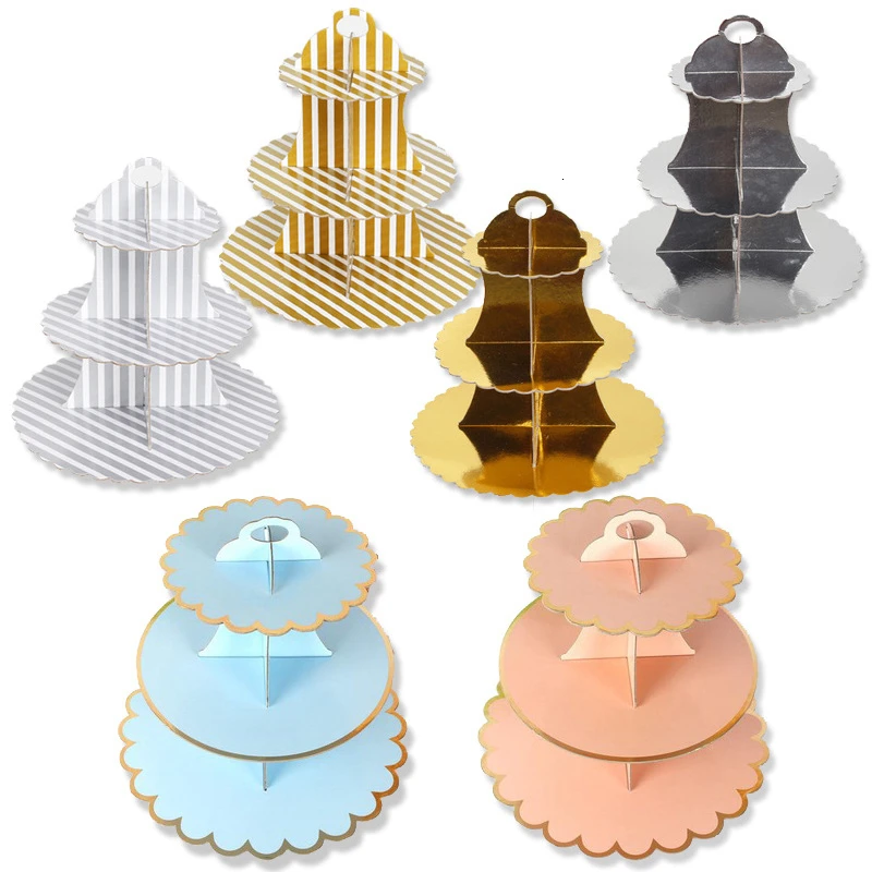 3-Layer Cupcake Stand Round Cardboard Cupcake Holder Foldable Baby Showers Birthday Wedding Party Decor Dessert Table Supplies
3-Layer Cupcake Stand Round Cardboard Cupcake Holder Foldable Baby Showers Birthday Wedding Party Decor Dessert Table Supplies