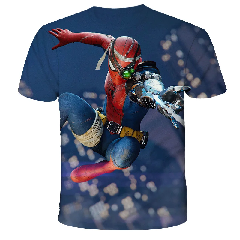 New Spidermn T Shirt Kids Funny Casual Super Hero Fashion T-shirt Summer Children Boy Girl Clothes Cool Tshirt Tops Tees 4T-14T
New Spidermn T Shirt Kids Funny Casual Super Hero Fashion T-shirt Summer Children Boy Girl Clothes Cool Tshirt Tops Tees 4T-14T