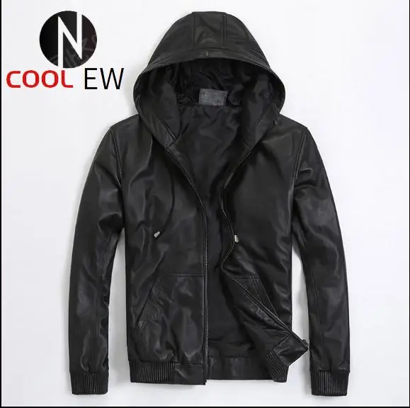 Free shipping.Plus size mens genuine leather jacket.fashion soft sheepskin coat,casual quality leather hoody.sales.S-5XL
Free shipping.Plus size mens genuine leather jacket.fashion soft sheepskin coat,casual quality leather hoody.sales.S-5XL