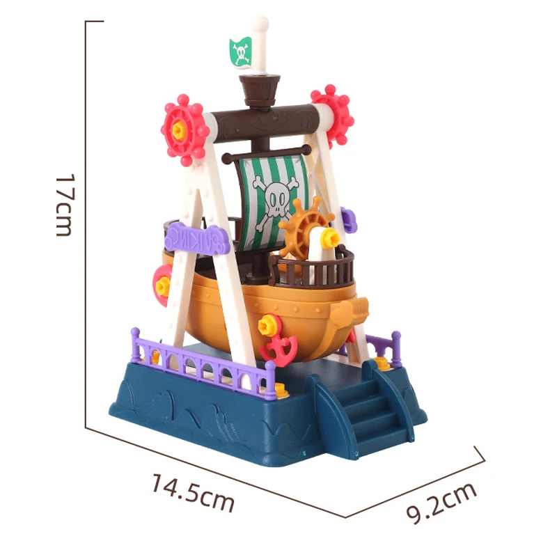 Amusement Park Scene Forest Animal Family Ferris Wheel Pirate Ship Model Toy Set Screw Assembly Play House Model Child Gift
Amusement Park Scene Forest Animal Family Ferris Wheel Pirate Ship Model Toy Set Screw Assembly Play House Model Child Gift