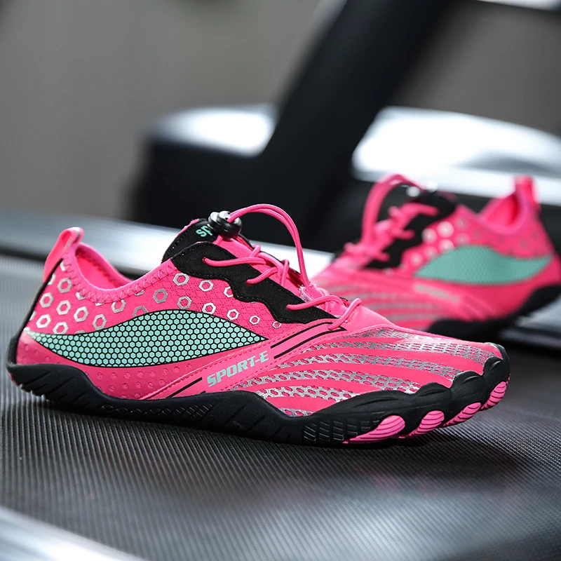 Summer Water Sport Sneakers for Men Women Quick-Dry Aqua Shoes Five Fingers Barefoot Men Beach Sandals Upstream Hiking Sneakers
Summer Water Sport Sneakers for Men Women Quick-Dry Aqua Shoes Five Fingers Barefoot Men Beach Sandals Upstream Hiking Sneakers