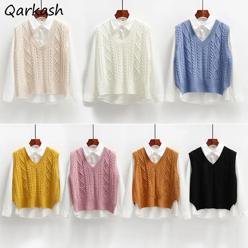 7 Colors Sweaters Women Minimalist Elegant V-neck Trendy Ins College Teens Knitwear All-match Simple Lovely Girls Clothing Y2k
7 Colors Sweaters Women Minimalist Elegant V-neck Trendy Ins College Teens Knitwear All-match Simple Lovely Girls Clothing Y2k