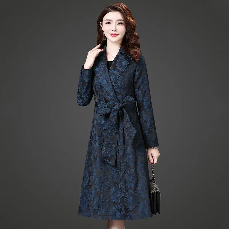 Spring and Autumn New Style Windbreaker Women's Mid-length Over-the-knee Fashionable Foreign Style Jacket Women
Spring and Autumn New Style Windbreaker Women's Mid-length Over-the-knee Fashionable Foreign Style Jacket Women