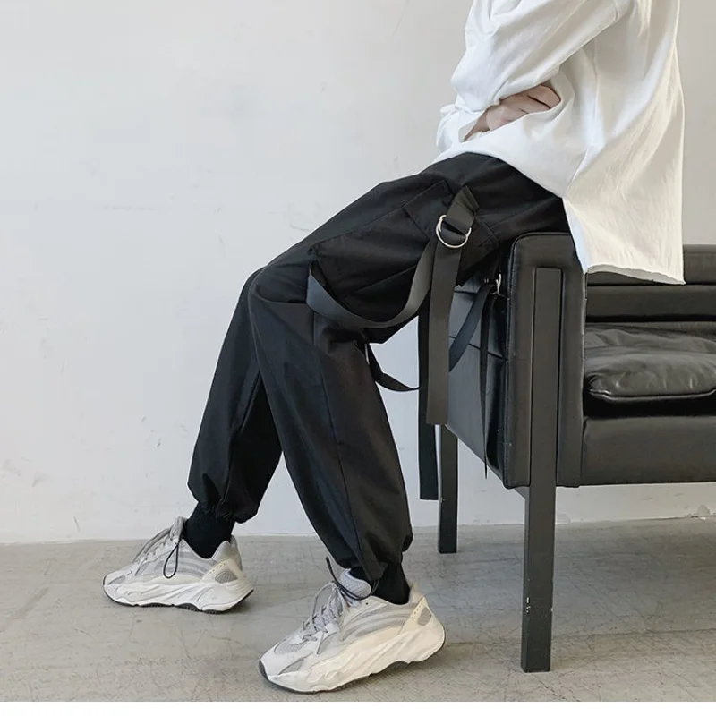 Men Black Cargo Pants for Men Joggers Summer Grey Men's Cargo Trousers Korean Style Harajuku Streetwear Hip Hop Ribbons
Men Black Cargo Pants for Men Joggers Summer Grey Men's Cargo Trousers Korean Style Harajuku Streetwear Hip Hop Ribbons
