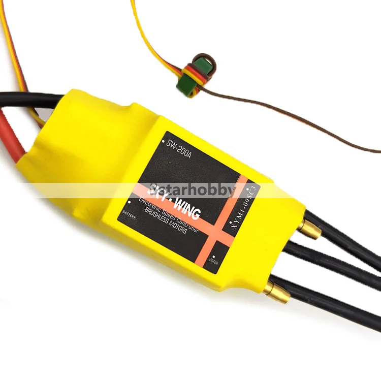 Бесщеточный двухсторонний регулятор скорости SkyWing 5V5A 2-6S 80A 120A 200A ESC с UBEC для