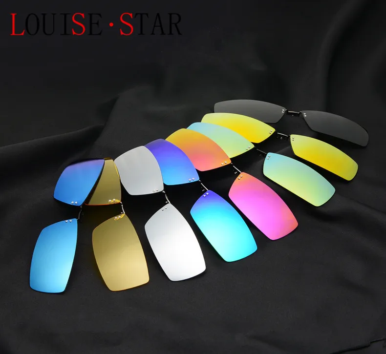 Новинка, модный поляризационный зажим для очков LOUISE STAR, зажим для очков с антибликовым покрытием и защитой от излучения, UV 400
Новинка, модный поляризационный зажим для очков LOUISE STAR, зажим для очков с антибликовым покрытием и защитой от излучения, UV 400