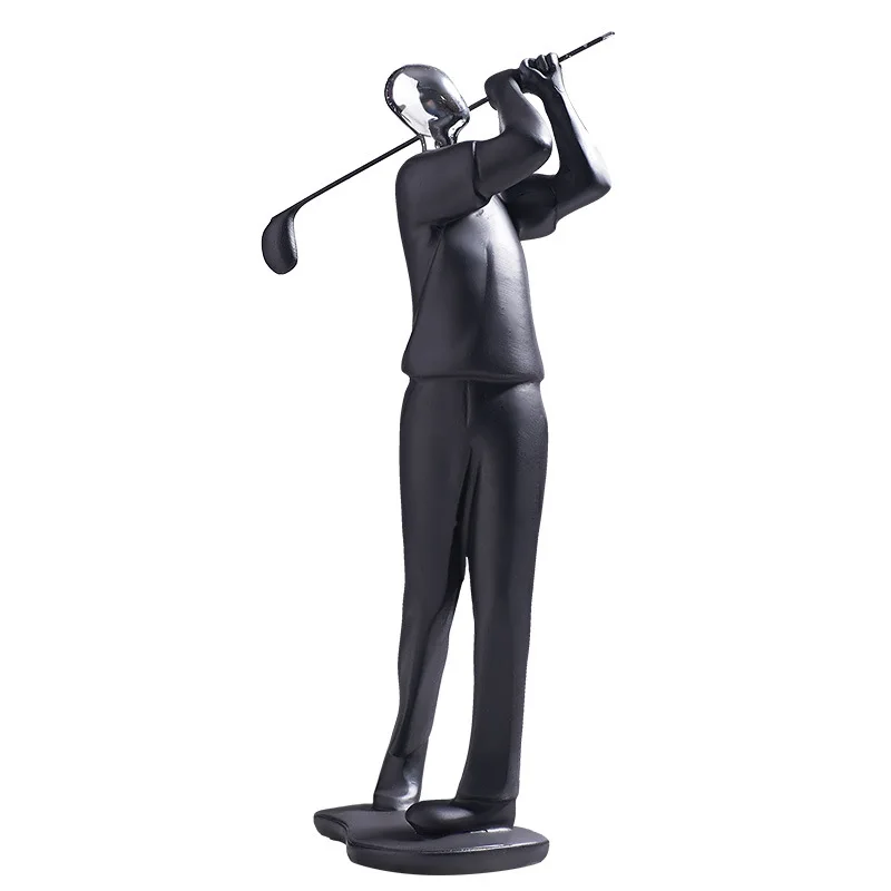 Nordic personality black sports figure resin decoration studio gym shelf modern decoration
Nordic personality black sports figure resin decoration studio gym shelf modern decoration
