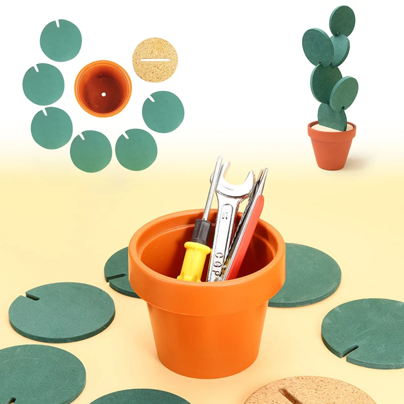 DIY Cactus Coaster Set Nonslip Pad Creatives Artificial Insulation Pad For Home Decoration ALI88
DIY Cactus Coaster Set Nonslip Pad Creatives Artificial Insulation Pad For Home Decoration ALI88