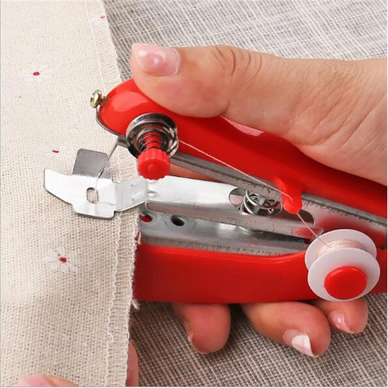 1Pc Mini Sewing Machines Needlework Cordless Hand-Held Clothes Useful Portable Sewing Machines Handwork Tools Accessories
1Pc Mini Sewing Machines Needlework Cordless Hand-Held Clothes Useful Portable Sewing Machines Handwork Tools Accessories