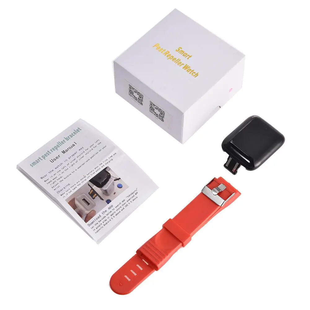 Intelligent Mosquito Repellent Bracelet Ultrasonic Pest Repeller Wrist Mosquito Wristband Smart Insect Watch Horticulture 
Intelligent Mosquito Repellent Bracelet Ultrasonic Pest Repeller Wrist Mosquito Wristband Smart Insect Watch Horticulture