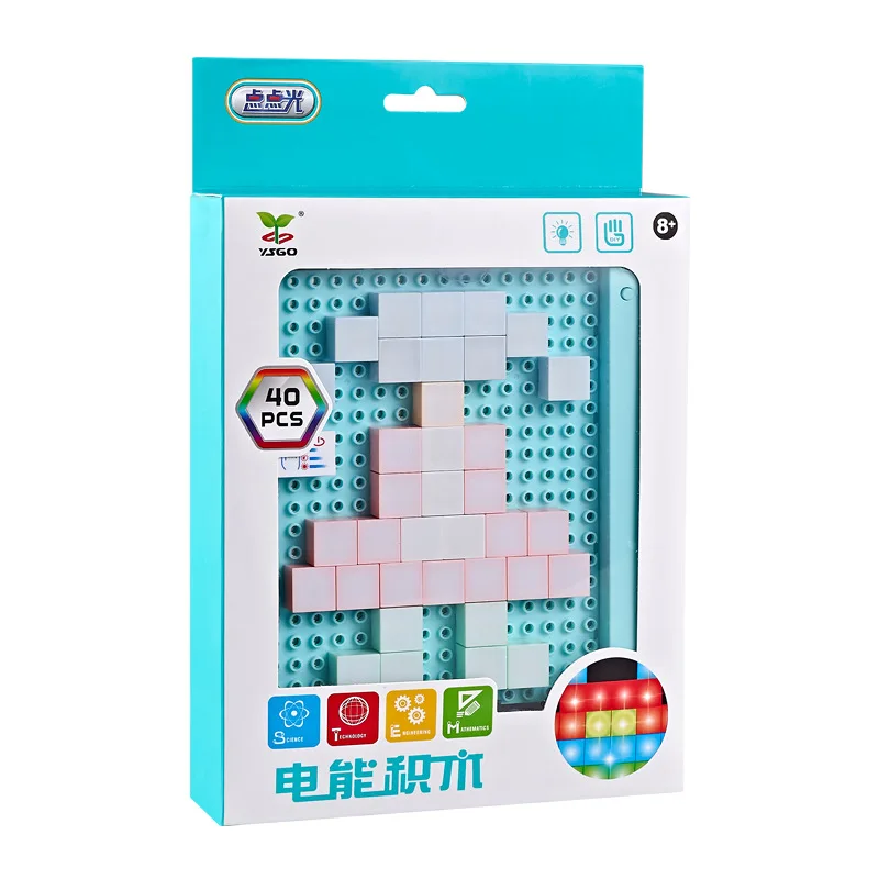 Ysgo electric energy building block lighting children's puzzle electronic light-emitting building block Lighting Toys
Ysgo electric energy building block lighting children's puzzle electronic light-emitting building block Lighting Toys