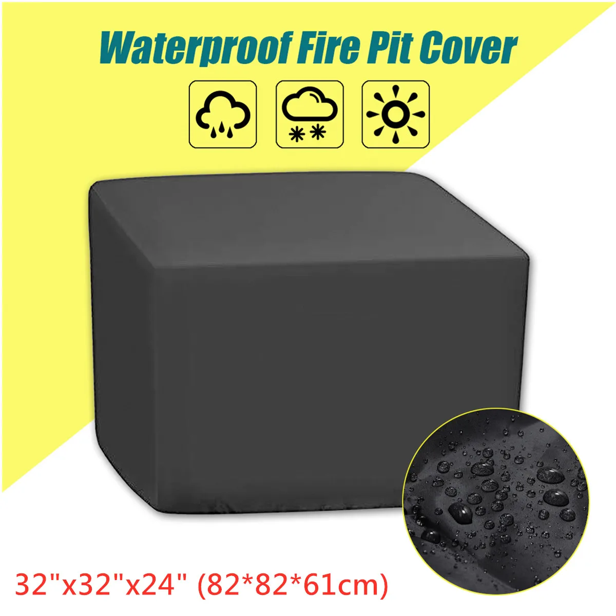 Waterproof Garden Furniture Square Fire Pit Cover Stove Cover Heater Oxford Dust Covers For Home Patio Firepit 32"x32"x24"
Waterproof Garden Furniture Square Fire Pit Cover Stove Cover Heater Oxford Dust Covers For Home Patio Firepit 32"x32"x24"