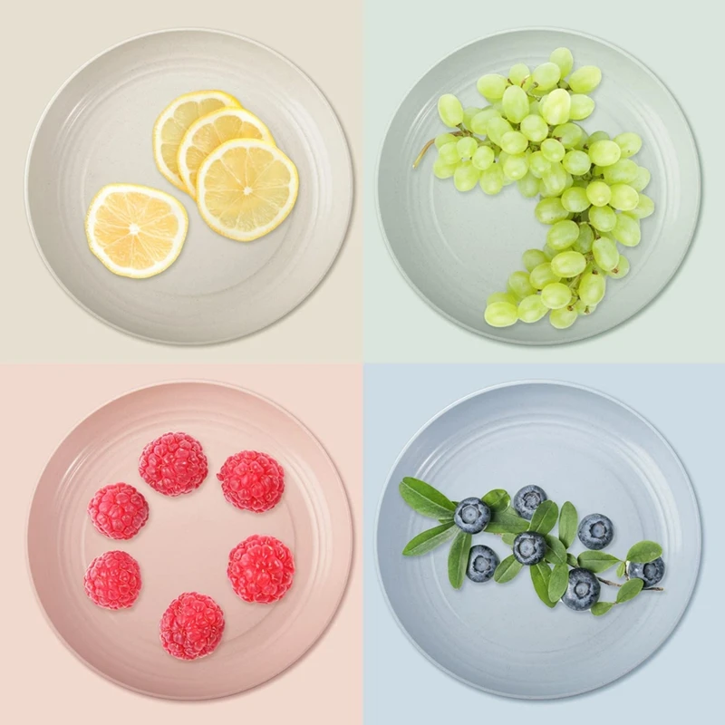 Plastic Plates Reusable Eco-Friendly Lightweight Wheat Straw Plates Salad Plates Camping Plates Dinner Plates 8 Pack
Plastic Plates Reusable Eco-Friendly Lightweight Wheat Straw Plates Salad Plates Camping Plates Dinner Plates 8 Pack