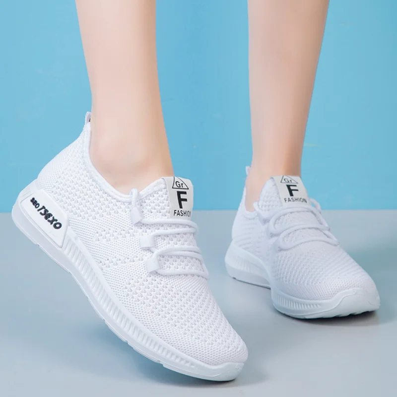 Women Spring Autumn Casual Shoes New Fashion Breathable Mesh Sneakers White Sports Shoes Female Flat Walking Vulcanized Shoes
Women Spring Autumn Casual Shoes New Fashion Breathable Mesh Sneakers White Sports Shoes Female Flat Walking Vulcanized Shoes