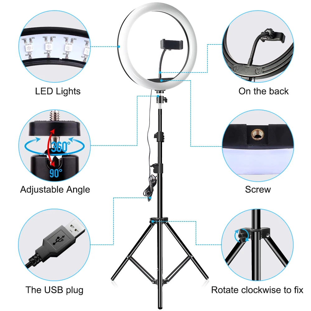 10In 12in Ring Lamp Light Ring 26cm 30cm Round Ring Lamp Tripod CCT Shutter Light Rings for Live Streaming Youtuber Video
10In 12in Ring Lamp Light Ring 26cm 30cm Round Ring Lamp Tripod CCT Shutter Light Rings for Live Streaming Youtuber Video