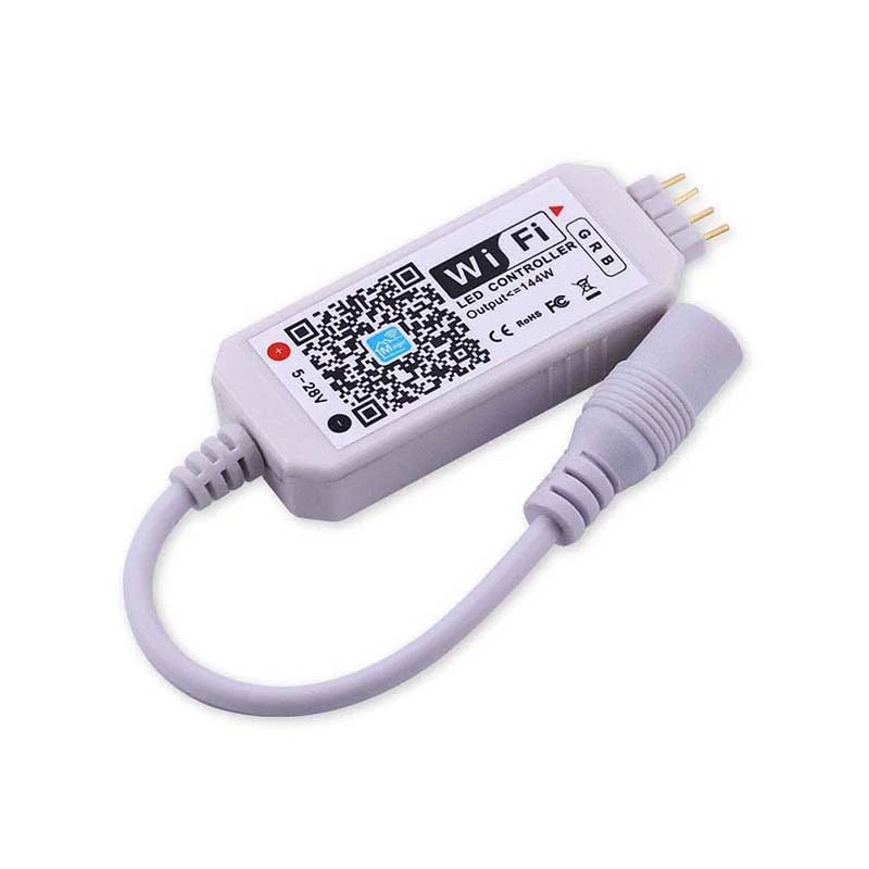 Wifi Mini RGB LED Controller RGB Color Changing LED Light Strip Controller Compatible With Alexa Google Home Smart Home
Wifi Mini RGB LED Controller RGB Color Changing LED Light Strip Controller Compatible With Alexa Google Home Smart Home