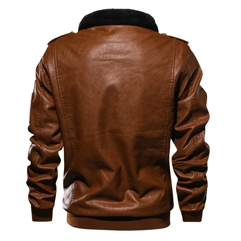 Leather Jacket Men Winter Plus Velvet Thicken Leather Jacket Mens Warm Fleece Fur Windproof Motorcycle Leather Jacket Overcoat
Leather Jacket Men Winter Plus Velvet Thicken Leather Jacket Mens Warm Fleece Fur Windproof Motorcycle Leather Jacket Overcoat