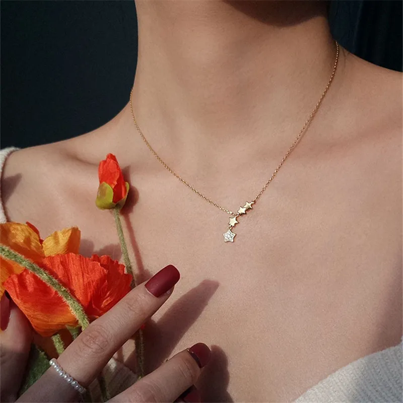 OBEAR Silver Plated Dazzling Cubic Zirconia Tassel Star Pendant Necklace For Women Choker Wedding Jewelry
OBEAR Silver Plated Dazzling Cubic Zirconia Tassel Star Pendant Necklace For Women Choker Wedding Jewelry