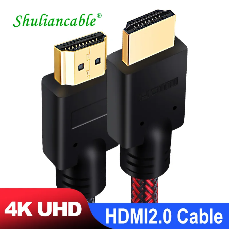 Shuliancable HDMI совместимый кабель 2 0 4k 1 м 3 5 10 15 20 сплиттер переключатель для HD ТВ